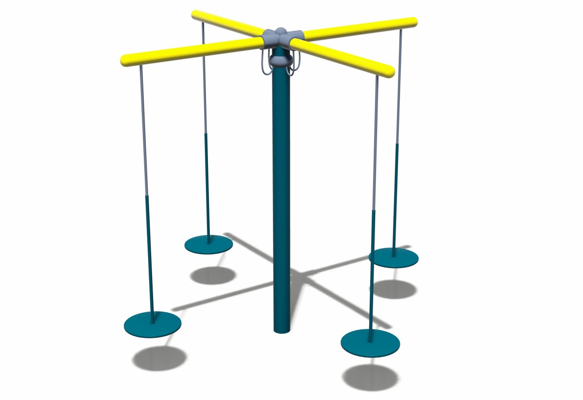 outdoor playground swing for kids 1 columpio para varias personas en el patio de juegos al aire libre (1)