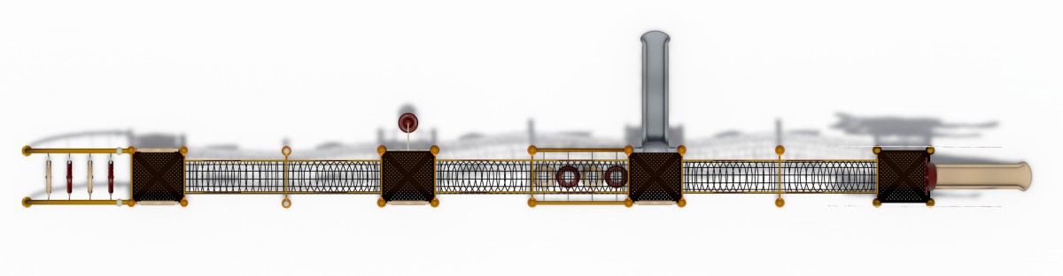 Dragon Outdoor Climbing Play Set-5 Juego de escalada al aire libre Dragon Set-5