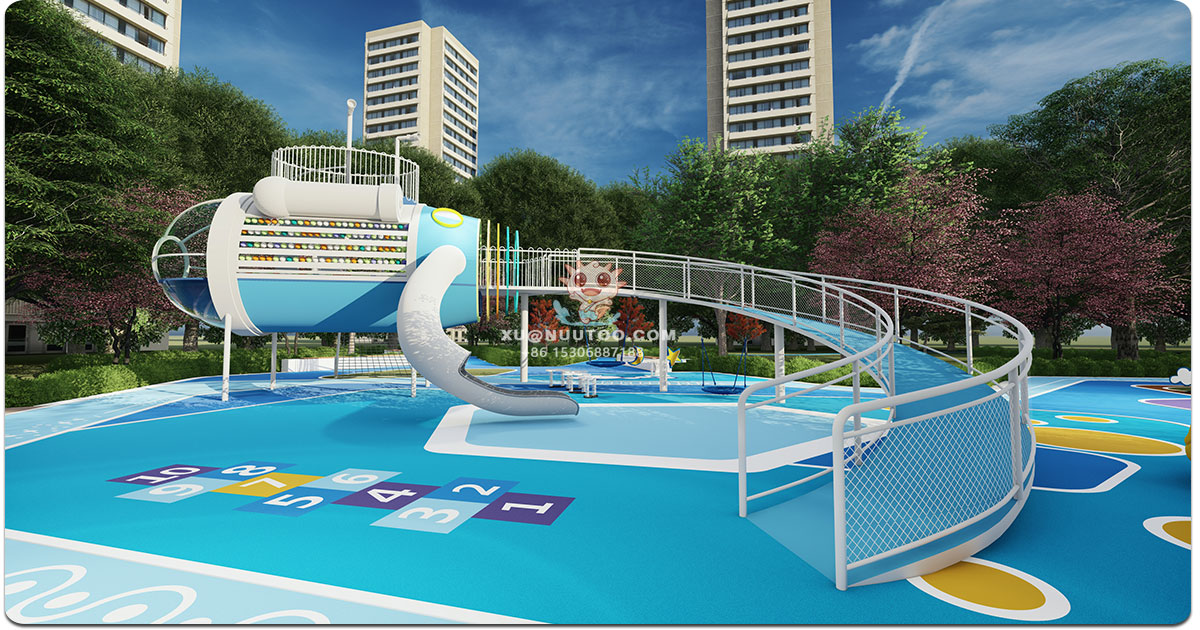 Submarine-Custom-Playground-Equipment_05 Submarino-equipo-de-patio-de-juegos-personalizado_05