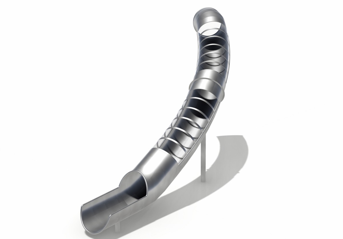 6.Outdoor playground stainless steel slides (3) 6. Toboganes de acero inoxidable para juegos al aire libre (3)