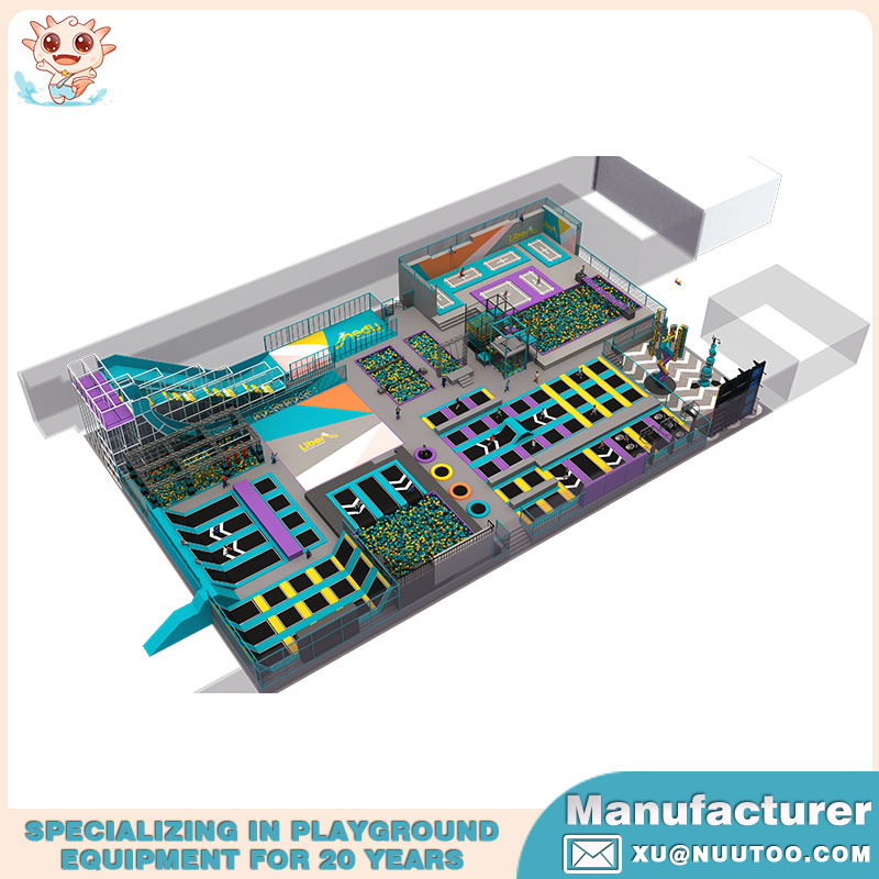 La mejor fábrica de producción de parques de trampolines cubiertos