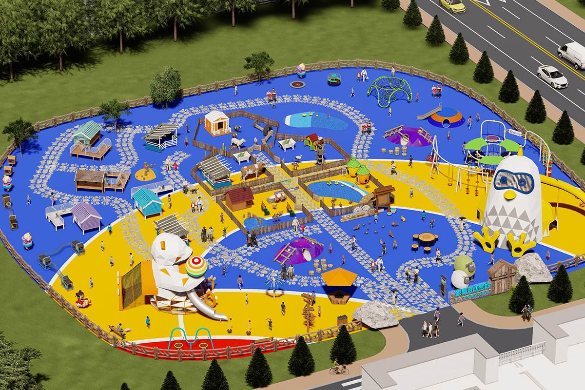 Parque infantil de aves de corral7