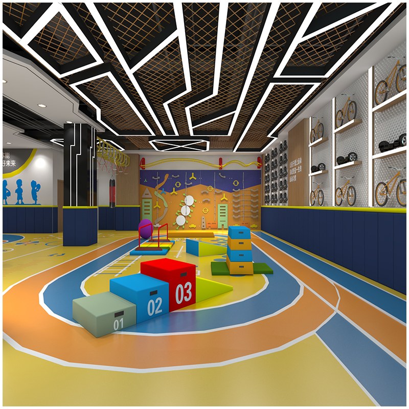 Equipo de entrenamiento para carreras de obstáculos en interiores apto para familias