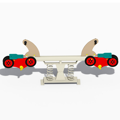 Balancines para niños: equipo de juegos infantiles Teeter Totters con temática de motocicletas