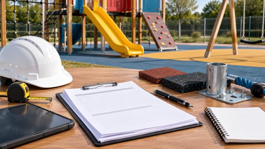 Concepto de revisi&oacute;n de evidencia de productos de juegos infantiles