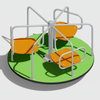 Equipo de rotonda de juegos sensoriales sensoriales al aire libre para niños