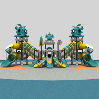 Diapositiva infantil con temas de cohetes con diversión cósmica