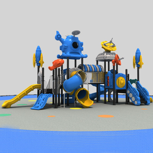 Diapositiva de juegos al aire libre de Adventure Ready Rocket para niños