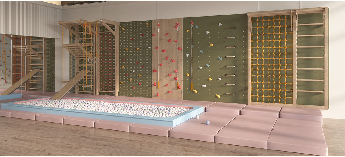 06. Modular Indoor Climbing Wall (3) 06. Rocódromo interior modular (3)