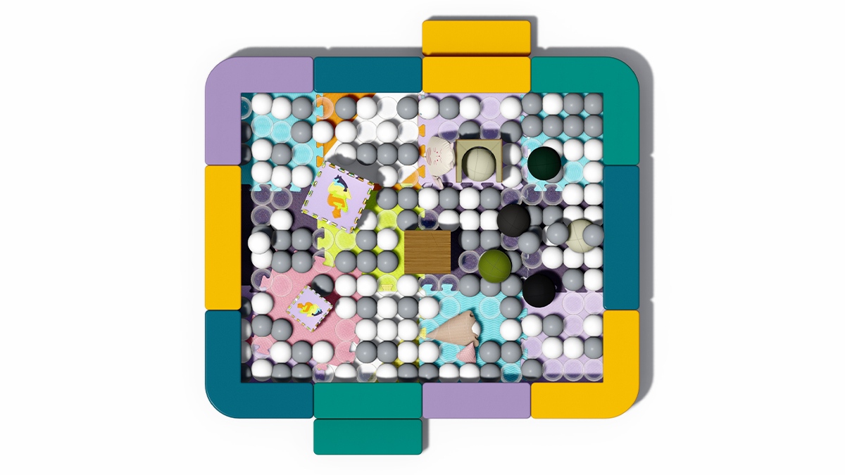 23. Pozo de juego blando para patio de juegos interior (4)