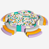 Piscina de bolas de juego suave interior inclusiva modular en arco