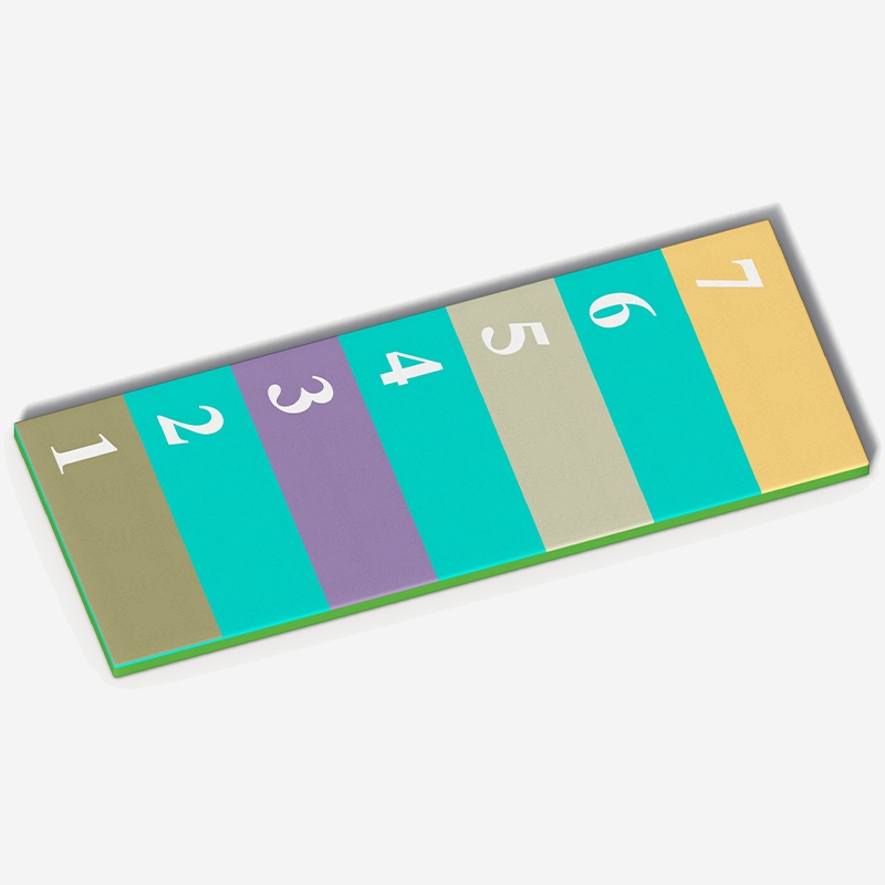 Tapetes de seguridad para juegos suaves de interior personalizados con temática numérica