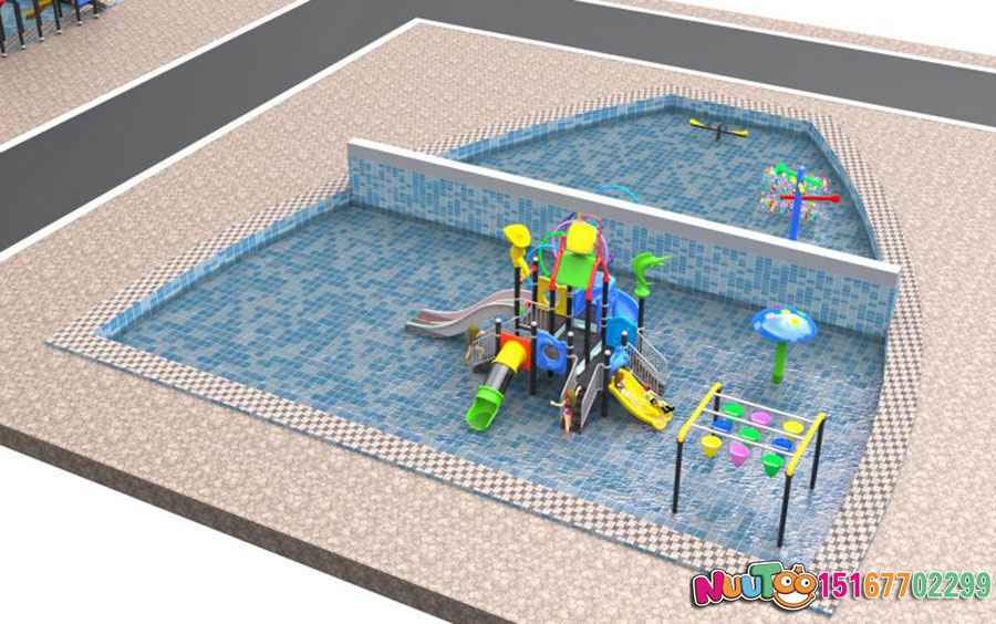 Tobogán acuático + juegos infantiles + toboganes - (6)