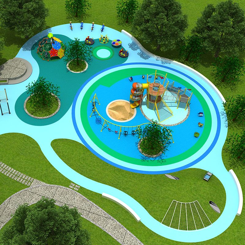 Parque infantil paisajístico, Fabricante de diseño paisajístico de parques infantiles