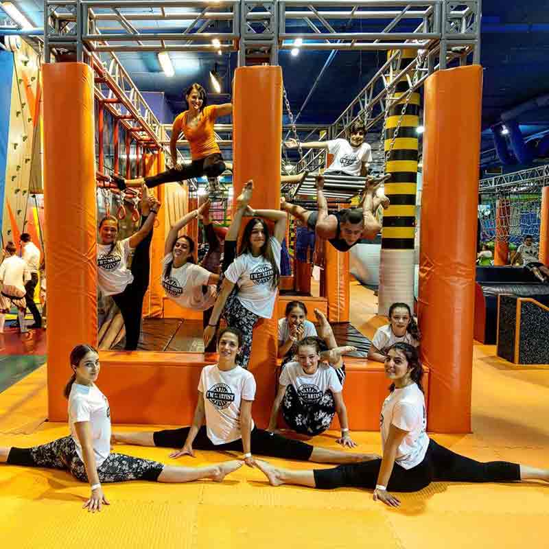 Equipo de juego interior para niños: Israel Ninja Space