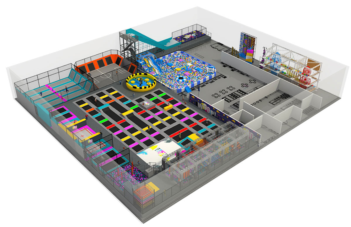 Parque de trampol&iacute;n interior (8)
