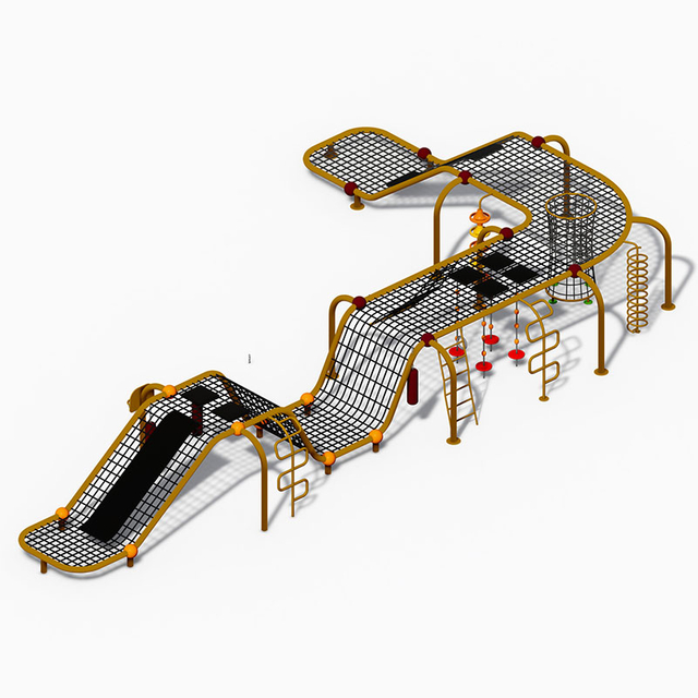 Equipo de juegos de escalada ondulado