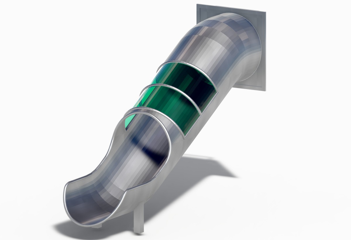 13.Toboganes de acero inoxidable personalizados (5)