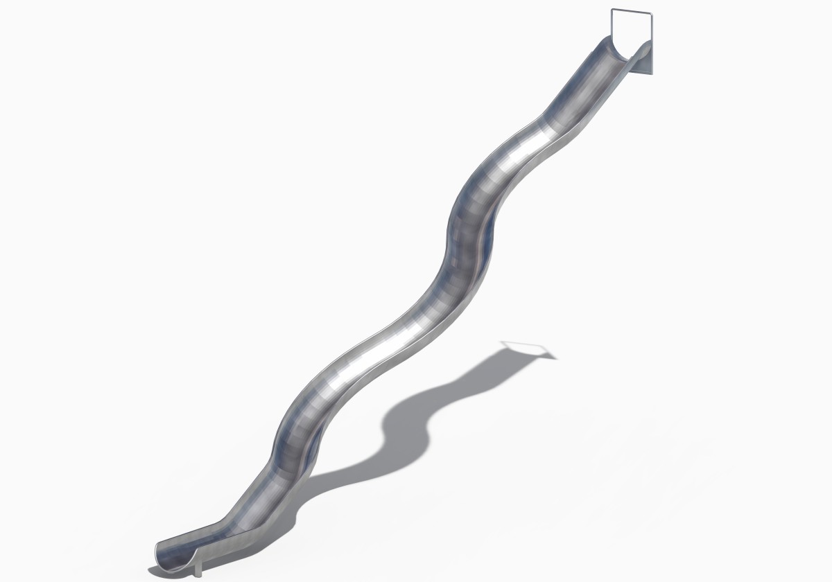 12. Tobog&aacute;n de acero inoxidable para parques infantiles comerciales (2)