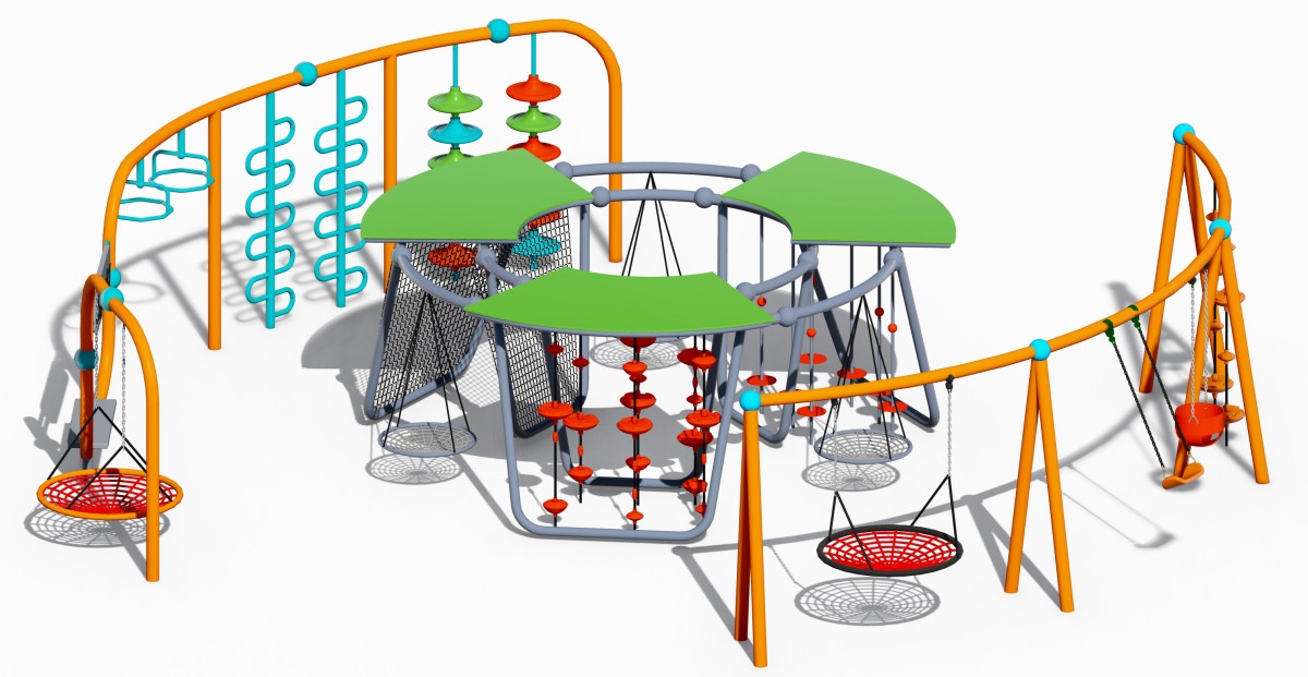 Columpio para parque infantil (3)