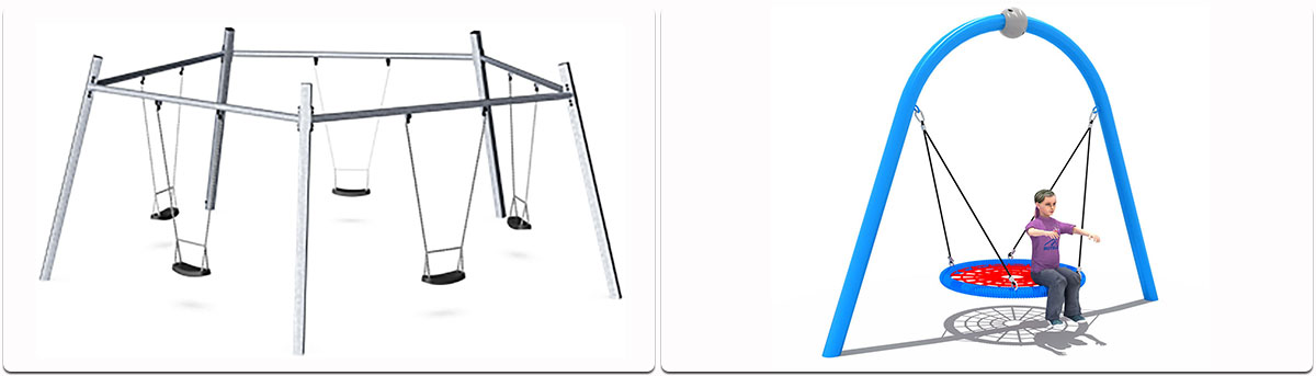 columpio asequible para juegos al aire libre (14) 