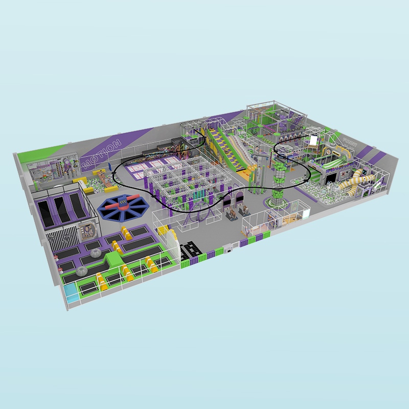 Conjunto de parque deportivo cubierto para niños: equipo de juegos personalizado 