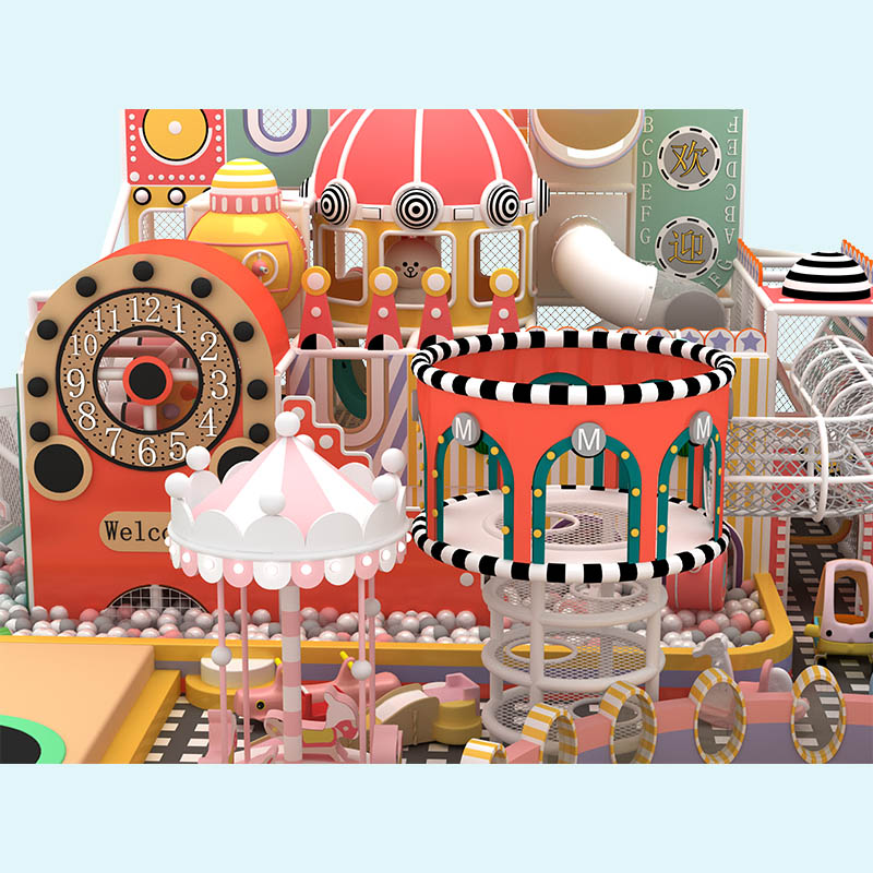 Juego de interior Macaron Series Maze - Proveedor de juegos en colores pastel del centro comercial