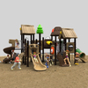 Diapositiva de juegos de paja con certificación de seguridad para escuelas y parques