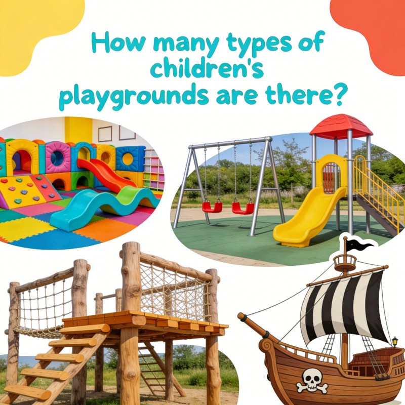 ¿Cuántos tipos de parques infantiles existen?