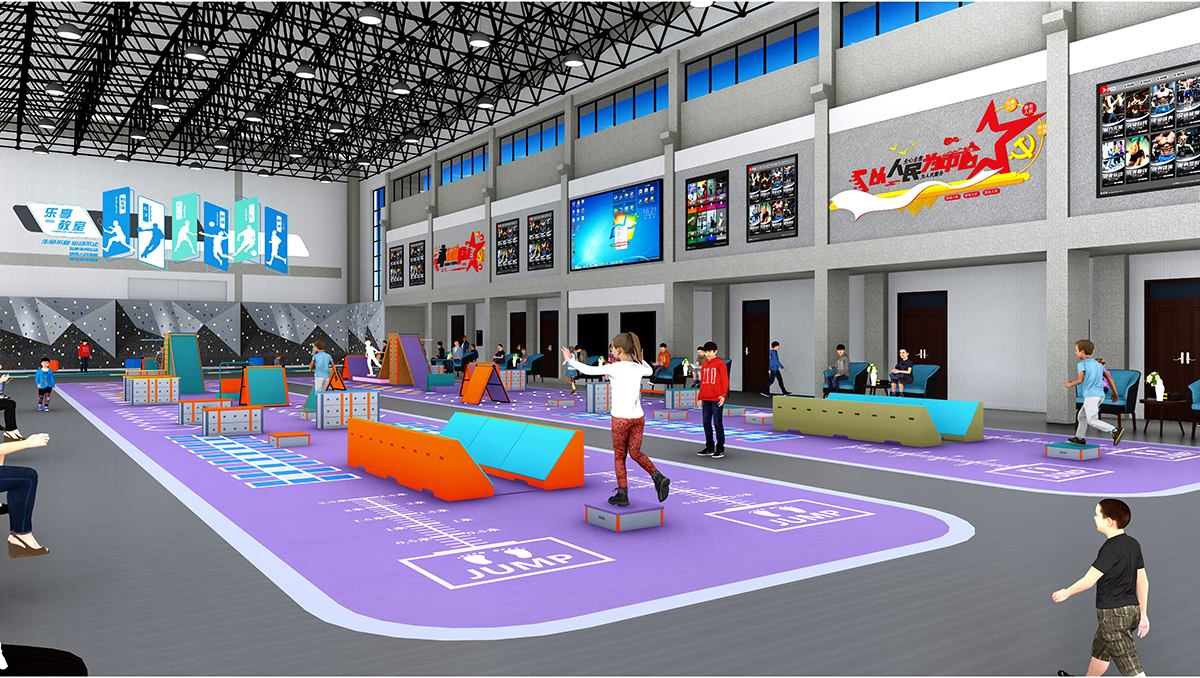 4. Entrenamiento en carrera de obst&aacute;culos cubierta para ni&ntilde;os (7)