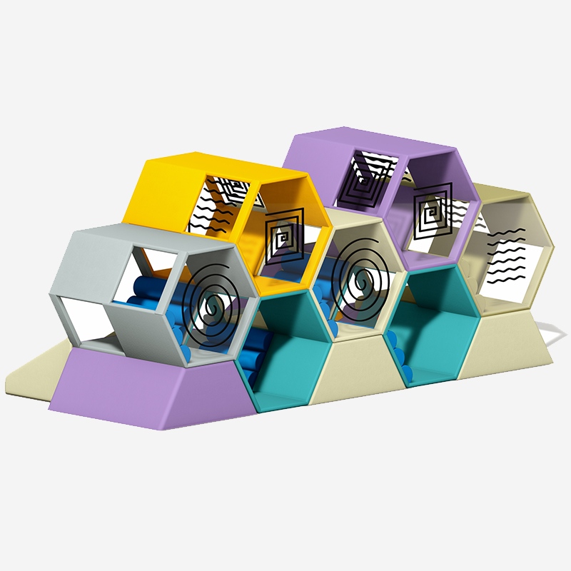 Juego de escalador de juego suave para interior Hexagon Hive