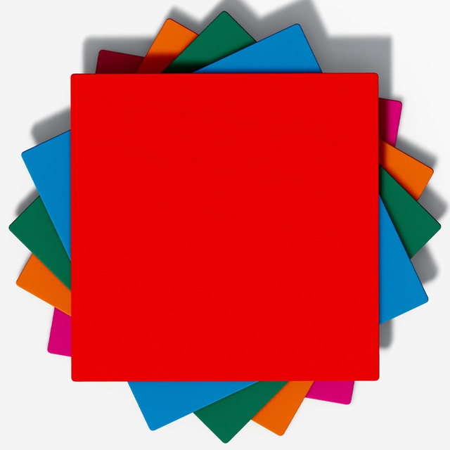 Alfombras de juego suaves para interiores cuadradas de colores vibrantes