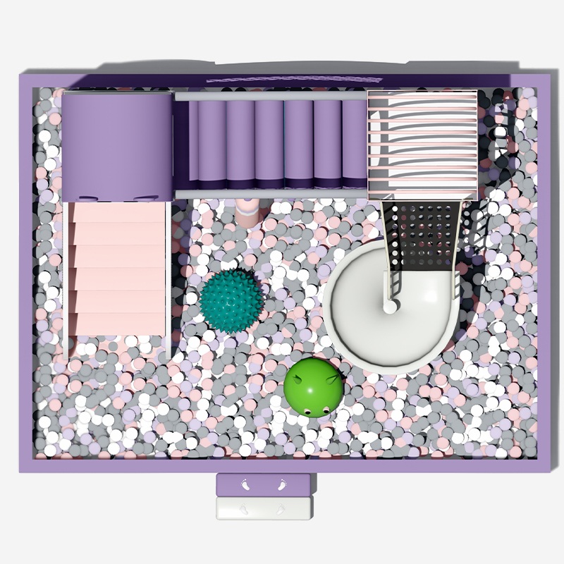 Equipo de área de juego suave interior personalizado con temática de hipopótamo 