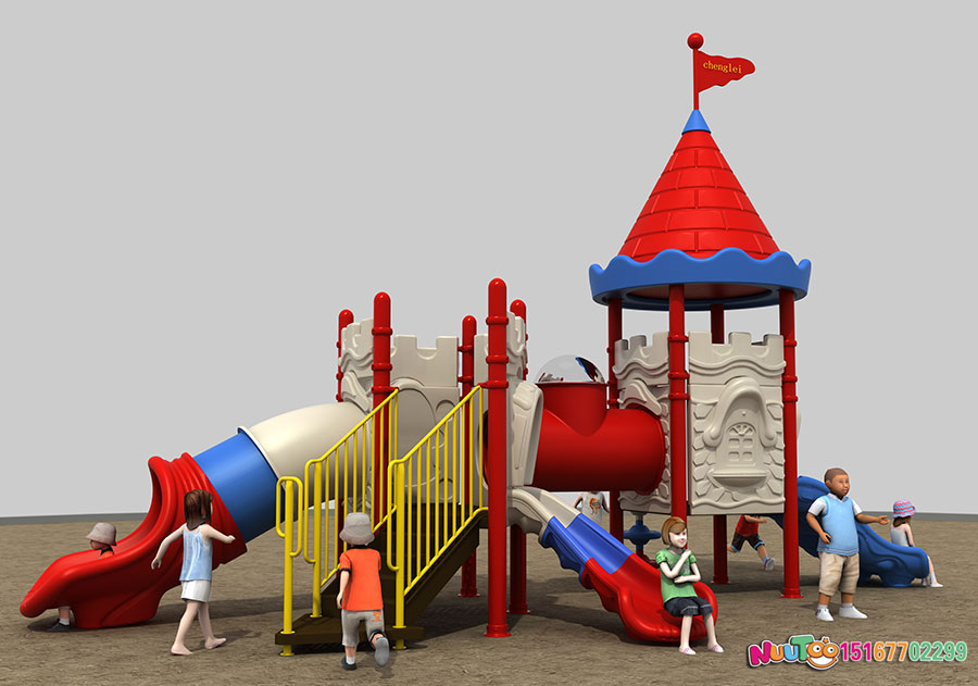 Tobogán combinado + parque infantil + doctores pequeños + Gran Muralla (13)
