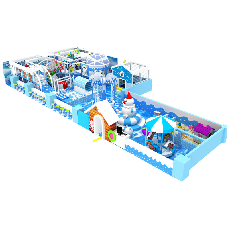 Fabricante de parques infantiles interiores con tema de nieve