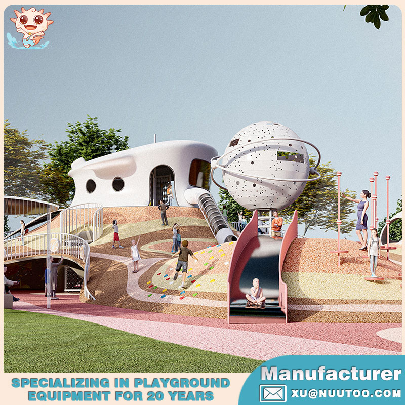 Fabricante de equipos para parques infantiles paisajísticos Create Dream City Playground