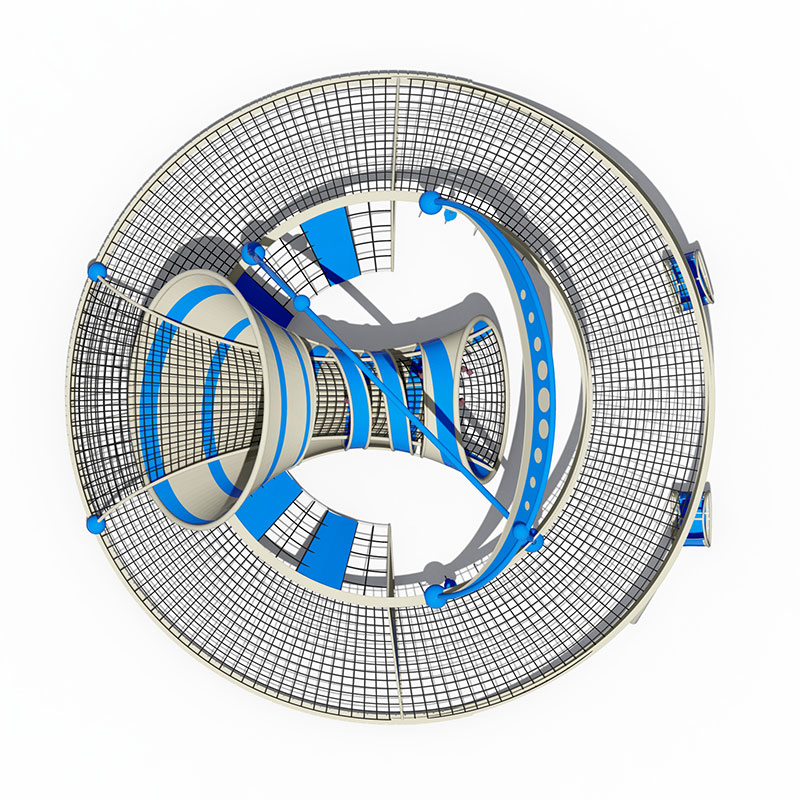 Marco de juego de escalada de cuerda de jardín pequeño