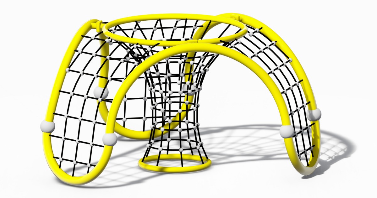 Muestra panor&aacute;mica del Equipo de Juegos Infantiles de Escalada Domo-2