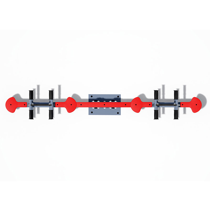 Balancines comerciales con temática de panda: equipo de balancín para exteriores de alta resistencia