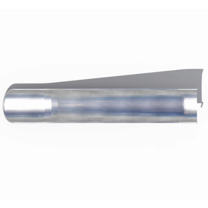 Corredera de acero inoxidable de una pieza