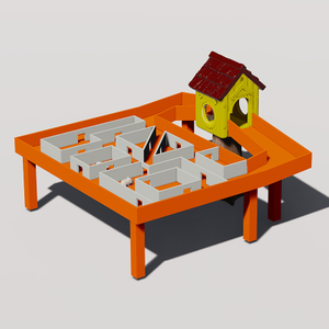  Mazer de conejillos de indias: zona de juegos de mascotas enérgicas