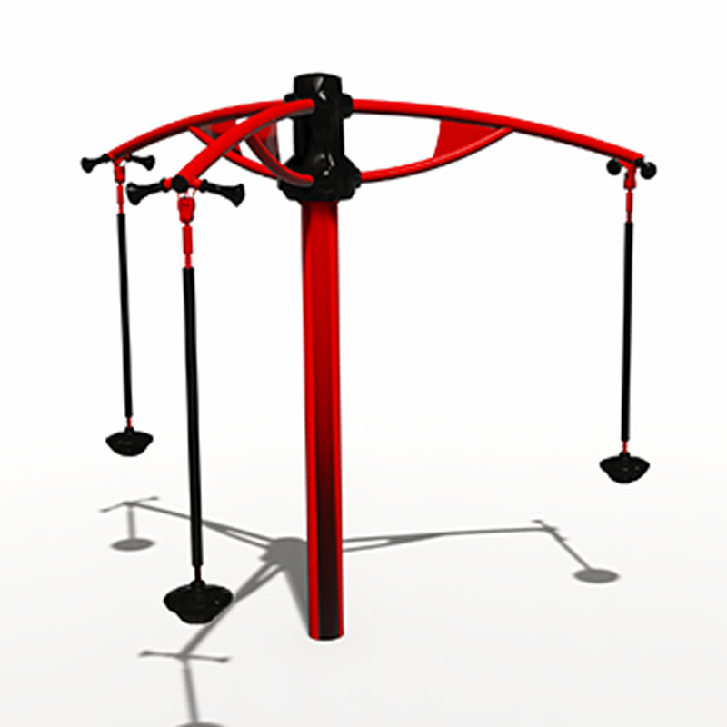 Columpio duradero para tres personas para niños, tubo galvanizado, para juegos al aire libre a largo plazo