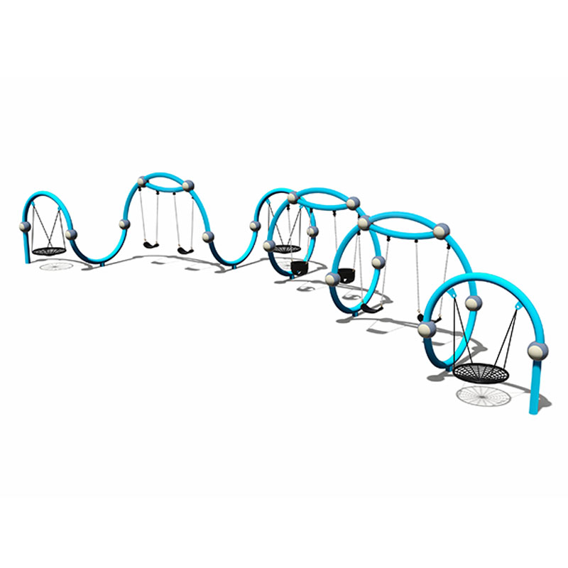 Columpio para niños al aire libre: estructura duradera y uso duradero