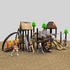 Patio de juegos de diapositivas al aire libre personalizable con la serie Thatch