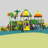 Diapositiva de juegos de aventura para el bosque para niños para jugar seguro