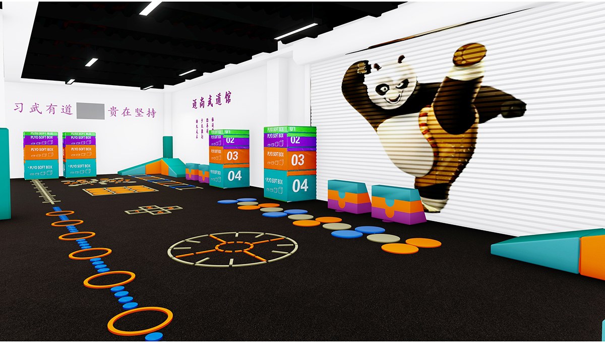 3. Equipo comercial para carreras de obst&aacute;culos en interiores (5)