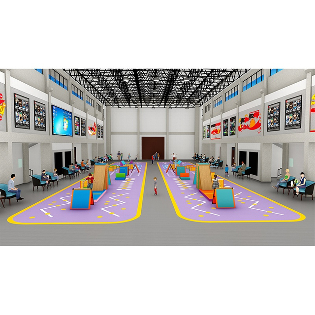 Conjunto de entrenamiento para carreras de obstáculos en interiores para niños