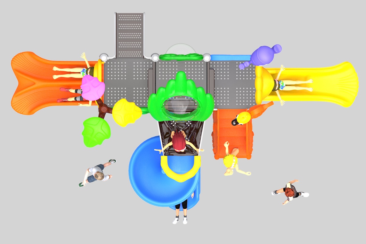 Fabricante de tobogán de agua de juego comercial (1)