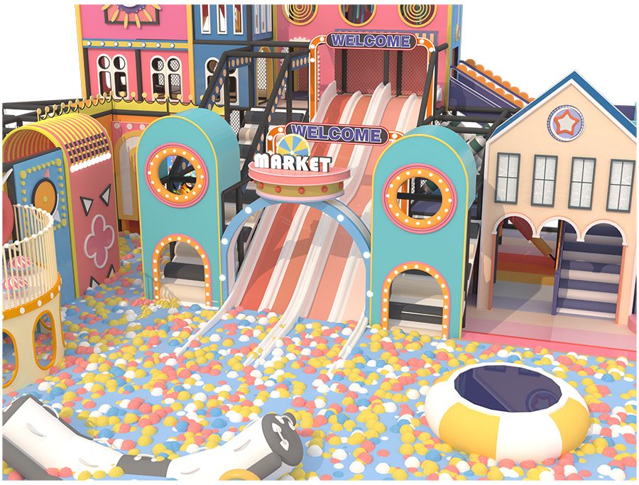 C&oacute;mo construir un patio de juegos interior con laberinto (7)