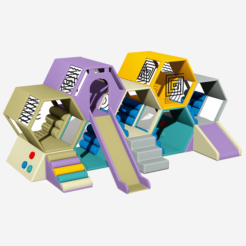 Juego de escalador de juego suave para interior Hexagon Hive
